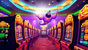 Experience the excitement of genie168 with magical slot machines and a captivating genie character.