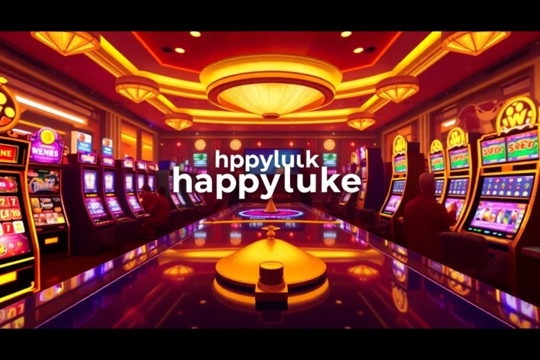 Players enjoying a vibrant experience at Happyluke online casino with engaging games.