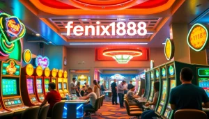 Exciting view of the vibrant fenix168 online gaming experience with diverse players enjoying various games.