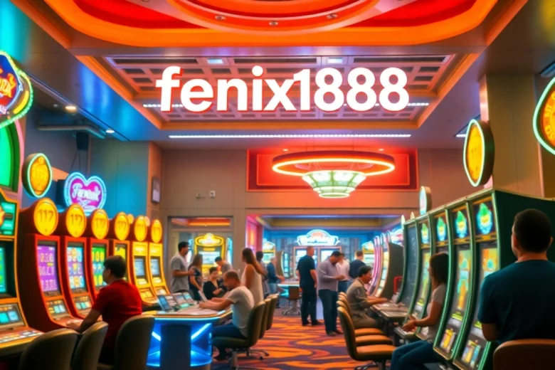 Exciting view of the vibrant fenix168 online gaming experience with diverse players enjoying various games.